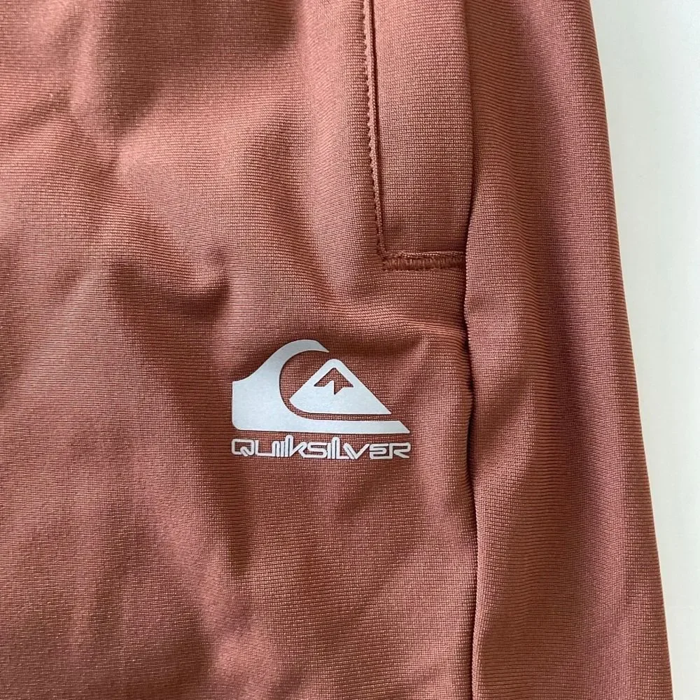 Quiksilver Mens Sz XXL Stretch Comfort Dry Flight Shorts Regular Fit Brown Beach